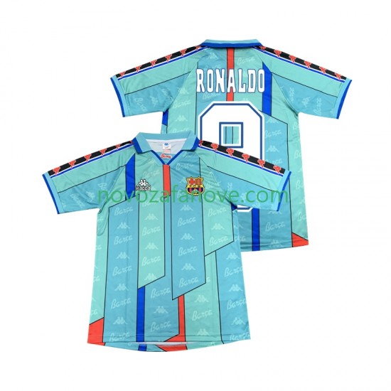 Nogometni Dres FC Barcelona Ronaldo 9 1996 1997 Retro Muški Gostujući Kratkih Rukava