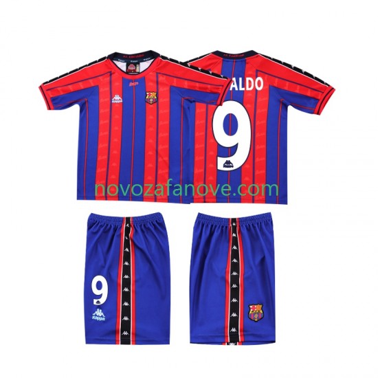 Nogometni Dres FC Barcelona Ronaldo 9 1997 Retro Dječji Domaći 1998 Kratkih Rukava