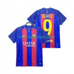 Nogometni Dres FC Barcelona Suárez 9 2016 2017 Retro Muški Domaći Kratkih Rukava