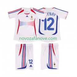 Nogometni Dres Francuska Henry 12 Retro Dječji Gostujući 2006 Kratkih Rukava