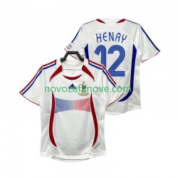 Nogometni Dres Francuska Henry 12 Retro Muški Gostujući 2006 Kratkih Rukava