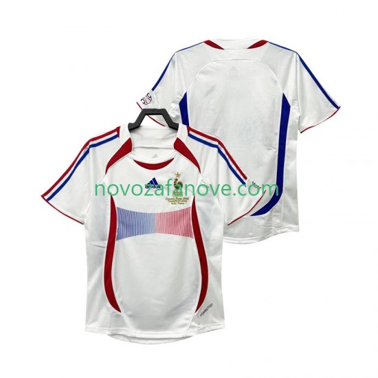 Nogometni Dres Francuska Retro Muški Gostujući 2006 Kratkih Rukava