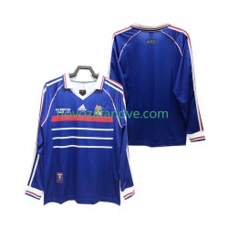 Nogometni Dres Francuska Retro Muški Domaći 1998 Dugim Rukavima