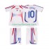 Nogometni Dres Francuska ZIDANE 10 Retro Dječji Gostujući 2006 Kratkih Rukava