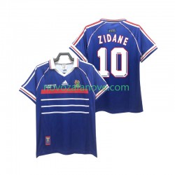 Nogometni Dres Francuska ZIDANE 10 Retro Muški Domaći 1998 Kratkih Rukava
