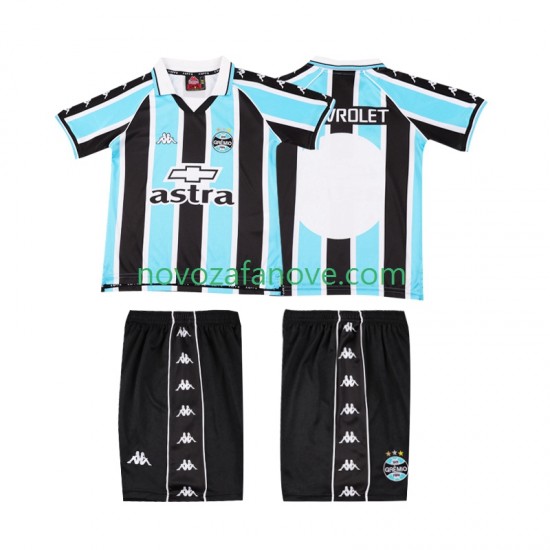 Nogometni Dres Gremio 2000 Retro Dječji Domaći Kratkih Rukava