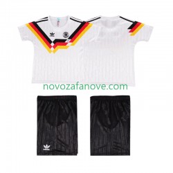 Nogometni Dres Njemačka 1990 Retro Dječji Domaći Kratkih Rukava