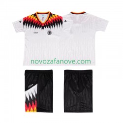 Nogometni Dres Njemačka Retro Dječji Domaći 1994 Kratkih Rukava