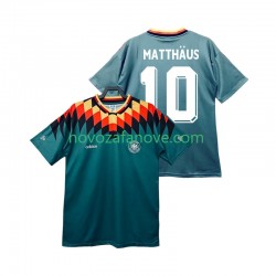 Nogometni Dres Njemačka MATTHAUS 10 Retro Muški Gostujući 1994 Kratkih Rukava