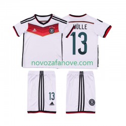 Nogometni Dres Njemačka MULLER 13 2014 Retro Dječji Domaći Kratkih Rukava