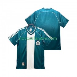 Nogometni Dres Njemačka Retro Muški Gostujući 1998 Kratkih Rukava