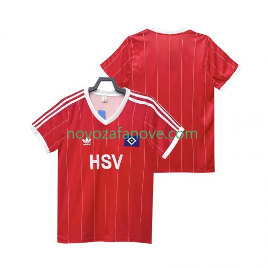 Nogometni Dres Hamburger SV 1983 1984 Retro Muški Gostujući Kratkih Rukava