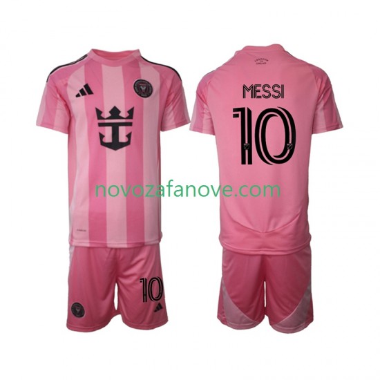 Nogometni Dres Inter Miami Lionel Messi 10 Dječji Domaći 2025 Kratkih Rukava