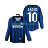 Nogometni Dres Inter Milan BAGGIO 10 Retro Muški Domaći 1998 1999 Dugim Rukavima