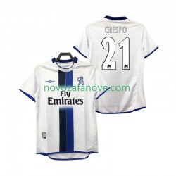 Nogometni Dres Inter Milan CRESPO 21 2003 Retro Muški Gostujući 2004 Kratkih Rukava