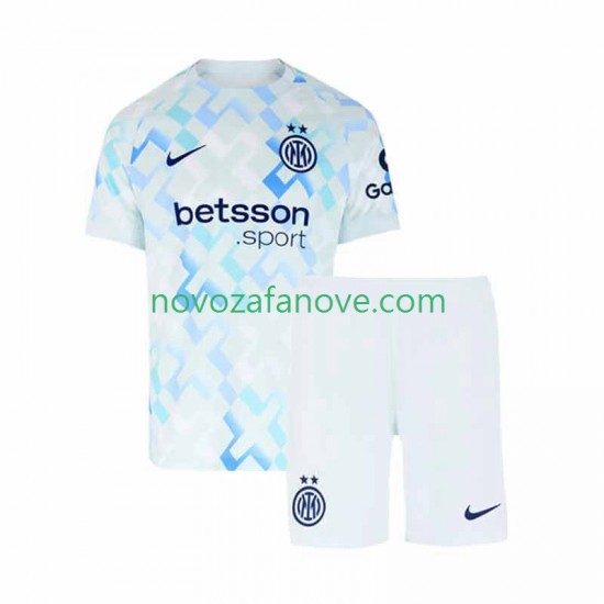 Nogometni Dres Inter Milan Dječji Gostujući 2025-2026 Kratkih Rukava