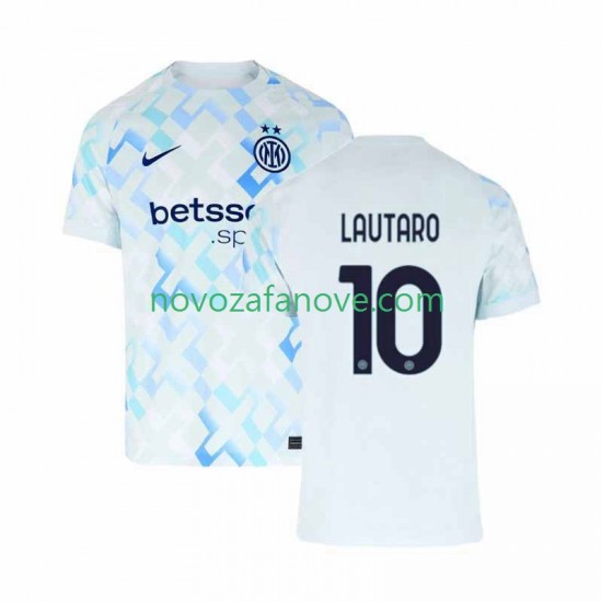 Nogometni Dres Inter Milan Lautaro Martinez 10 Muški Gostujući 2025-2026 Kratkih Rukava