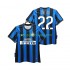 Nogometni Dres Inter Milan MILITO 22 2009 Retro Muški Domaći 2010 Kratkih Rukava