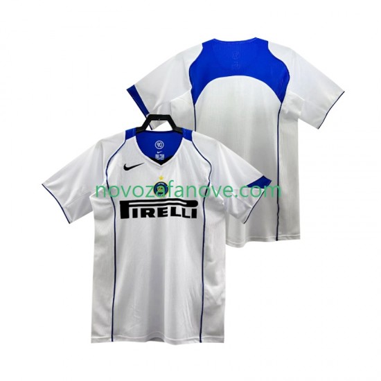 Nogometni Dres Inter Milan 2005 Retro Muški Gostujući 2004 Kratkih Rukava