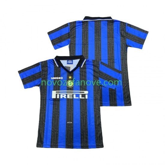Nogometni Dres Inter Milan 1997 Retro Muški Domaći 1998 Kratkih Rukava