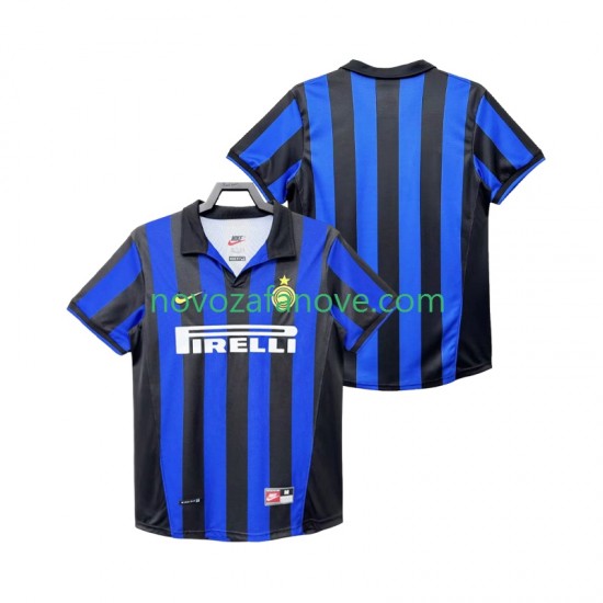 Nogometni Dres Inter Milan Retro Muški Domaći 1998 1999 Kratkih Rukava