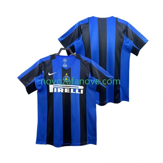 Nogometni Dres Inter Milan 2005 Retro Muški Domaći 2004 Kratkih Rukava