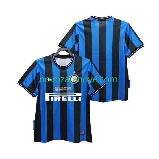 Nogometni Dres Inter Milan 2009 Retro Muški Domaći 2010 Kratkih Rukava
