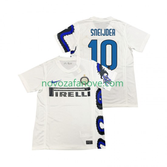 Nogometni Dres Inter Milan SNEIJDER 10 Retro Muški Gostujući 2011 2010 Kratkih Rukava