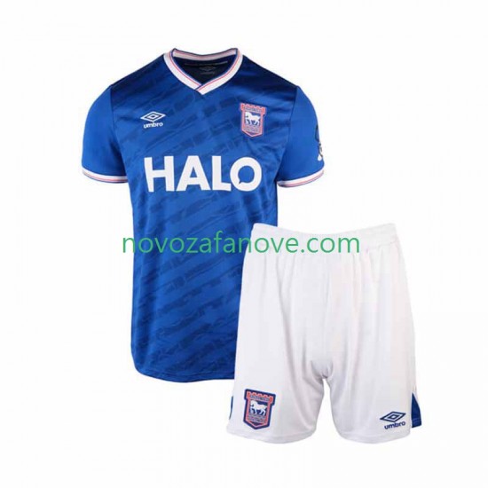 Nogometni Dres Ipswich Town Dječji Domaći 2025-2026 Kratkih Rukava