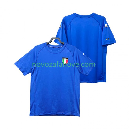 Nogometni Dres Italija 2000 Retro Muški Domaći Kratkih Rukava