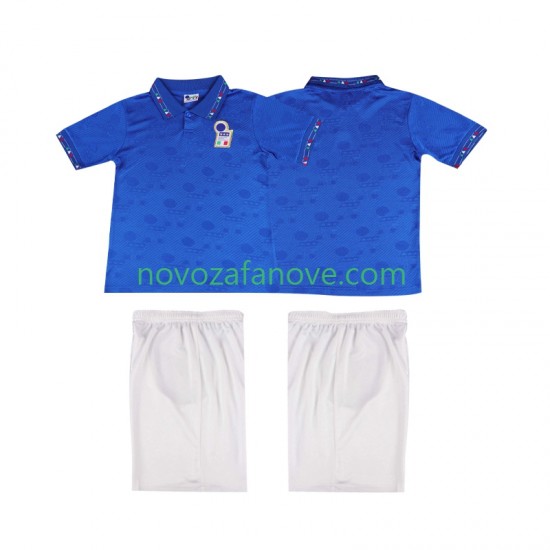 Nogometni Dres Italija Retro Dječji Domaći 1994 Kratkih Rukava