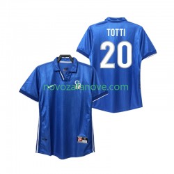 Nogometni Dres Italija Totti 20 Retro Muški Domaći 1998 Kratkih Rukava