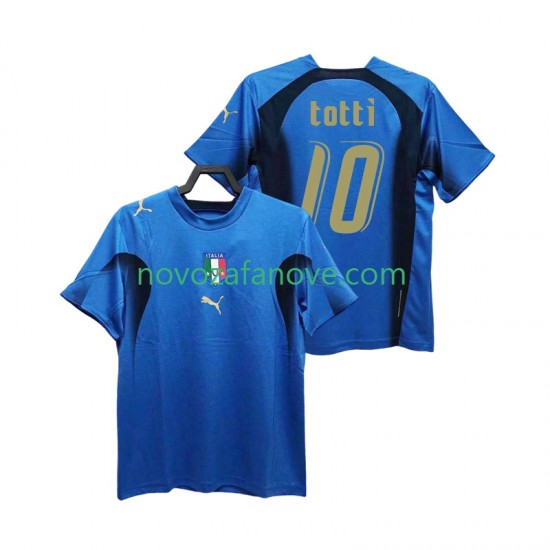 Nogometni Dres Italija Totti 20 Retro Muški Domaći 2006 Kratkih Rukava
