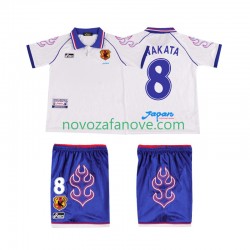 Nogometni Dres Japan NAKATA 8 Retro Dječji Gostujući 1998 Kratkih Rukava