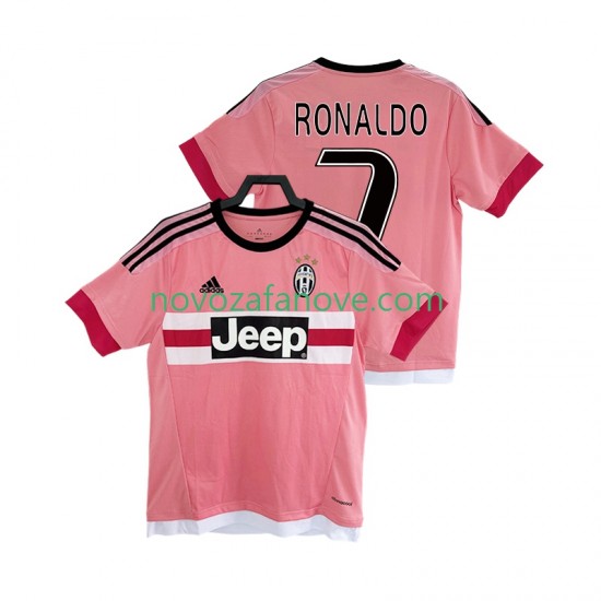 Nogometni Dres Juventus Cristiano Ronaldo 7 2016 2017 Retro Muški Gostujući Kratkih Rukava
