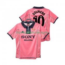 Nogometni Dres Juventus DEL PIER0 10 1997 Retro Muški Gostujući 1998 Kratkih Rukava