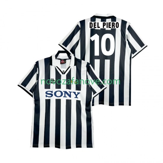 Nogometni Dres Juventus DEL PIERO 10 1995 1996 Retro Muški Domaći Kratkih Rukava