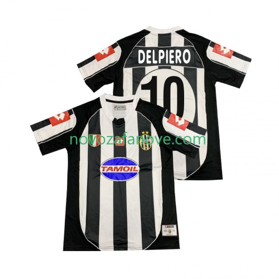 Nogometni Dres Juventus DEL PIERO 10 2003 Retro Muški Domaći 2002 Kratkih Rukava