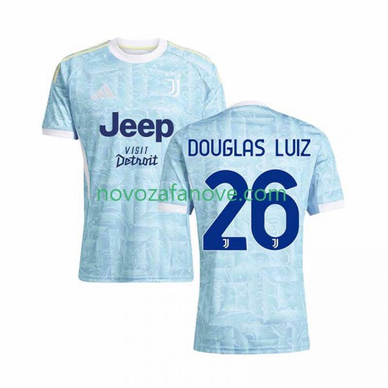 Nogometni Dres Juventus Douglas Luiz 26 Muški Gostujući 2025-2026 Kratkih Rukava