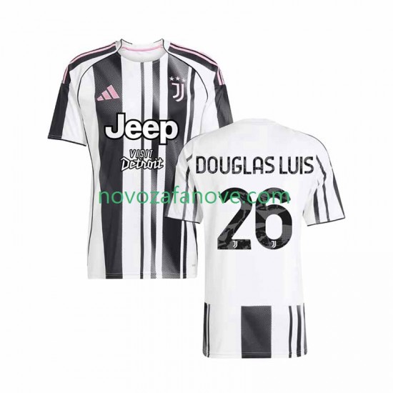 Nogometni Dres Juventus Douglas Luiz 26 Muški Domaći 2025-2026 Kratkih Rukava