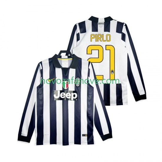 Nogometni Dres Juventus Pirlo 21 2014 2015 Retro Muški Domaći Dugim Rukavima