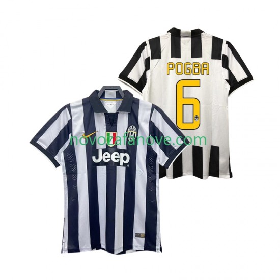 Nogometni Dres Juventus Pogba 6 2014 2015 Retro Muški Domaći Kratkih Rukava