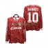 Nogometni Dres Liverpool BARNES 10 1989 1991 Retro Muški Domaći Dugim Rukavima