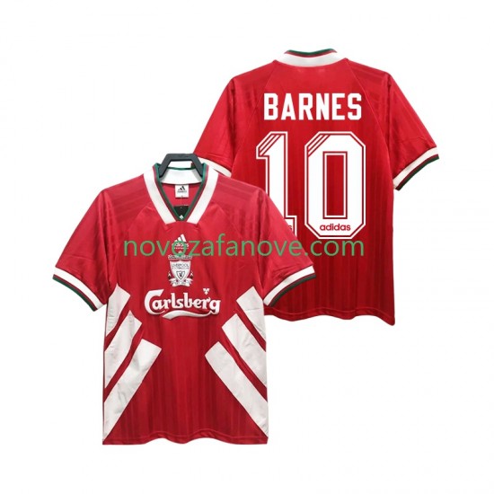 Nogometni Dres Liverpool BARNES 10 1993 1995 Retro Muški Domaći Kratkih Rukava