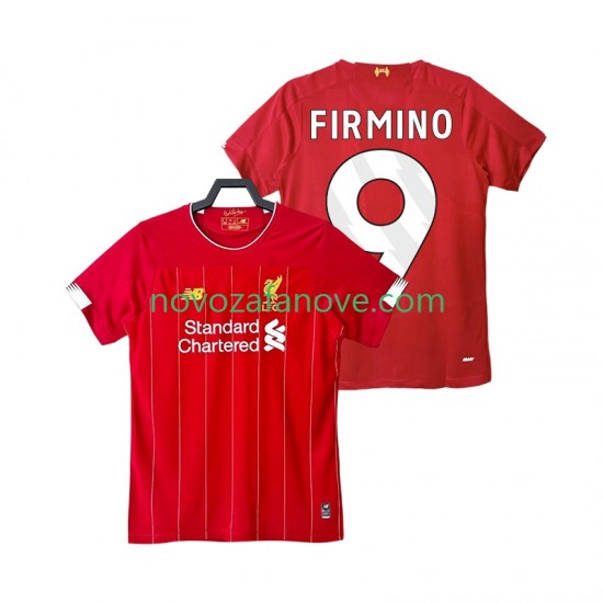 Nogometni Dres Liverpool FIRMINO 9 2019 2020 Retro Muški Domaći Kratkih Rukava