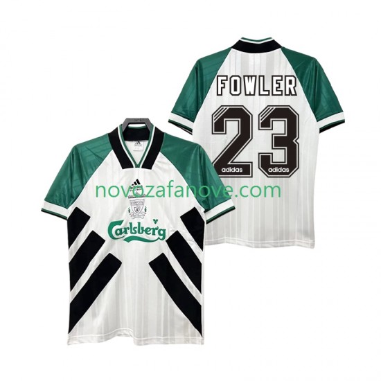 Nogometni Dres Liverpool FOWLER 23 1993 1995 Retro Muški Gostujući Kratkih Rukava