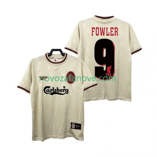 Nogometni Dres Liverpool FOWLER 9 1996 1997 Retro Muški Gostujući Kratkih Rukava