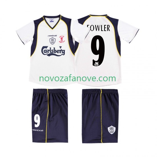 Nogometni Dres Liverpool FOWLER 9 LWP 2001 Retro Muški Gostujući 2002 Kratkih Rukava