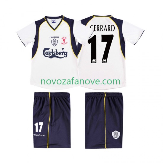 Nogometni Dres Liverpool GERRARD 17 LWP 2001 Retro Muški Gostujući 2002 Kratkih Rukava