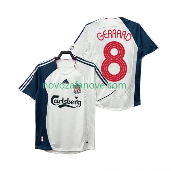 Nogometni Dres Liverpool GERRARD 8 Retro Muški Gostujući 2008 2006 Kratkih Rukava